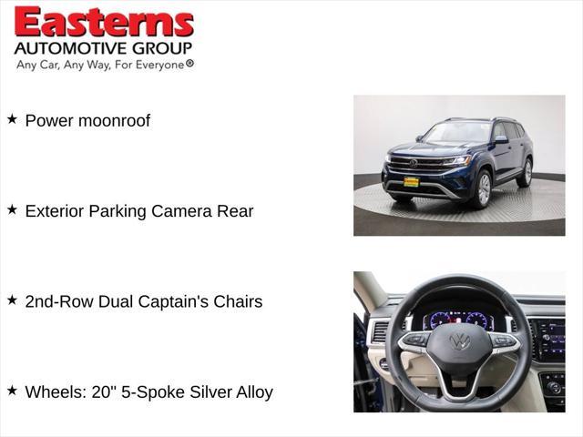 used 2021 Volkswagen Atlas car, priced at $29,490