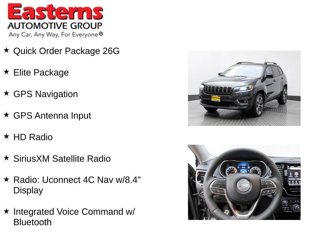 used 2022 Jeep Cherokee car, priced at $27,490