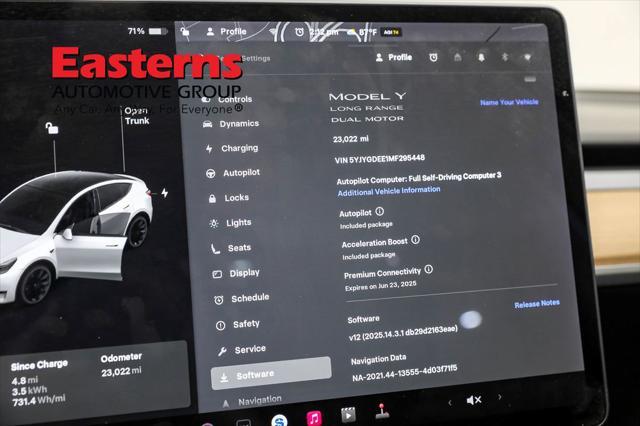 used 2021 Tesla Model Y car, priced at $28,450