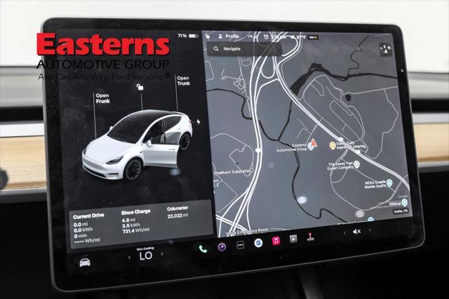 used 2021 Tesla Model Y car, priced at $28,450