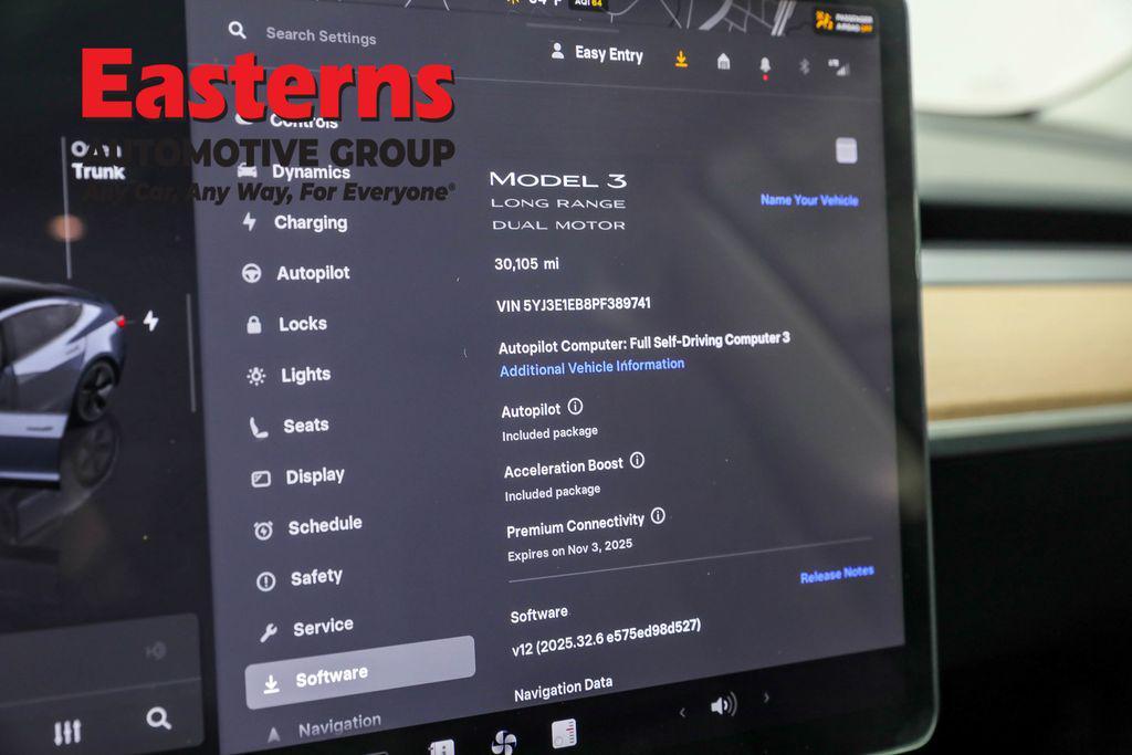 used 2023 Tesla Model 3 car, priced at $27,250