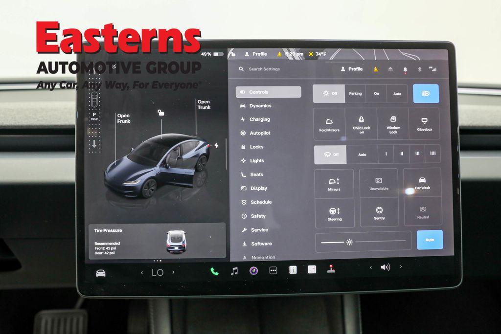 used 2024 Tesla Model 3 car, priced at $27,950