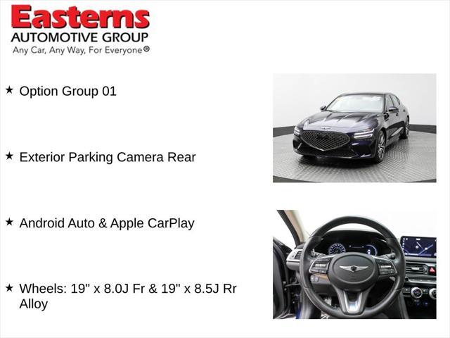 used 2023 Genesis G70 car, priced at $25,625