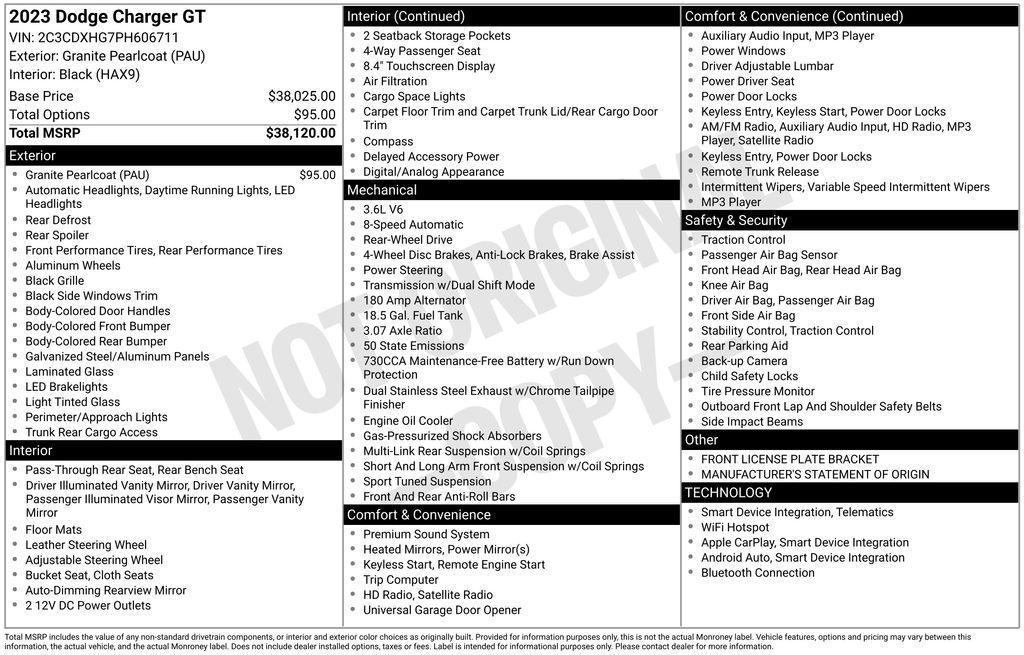 used 2023 Dodge Charger car, priced at $24,875