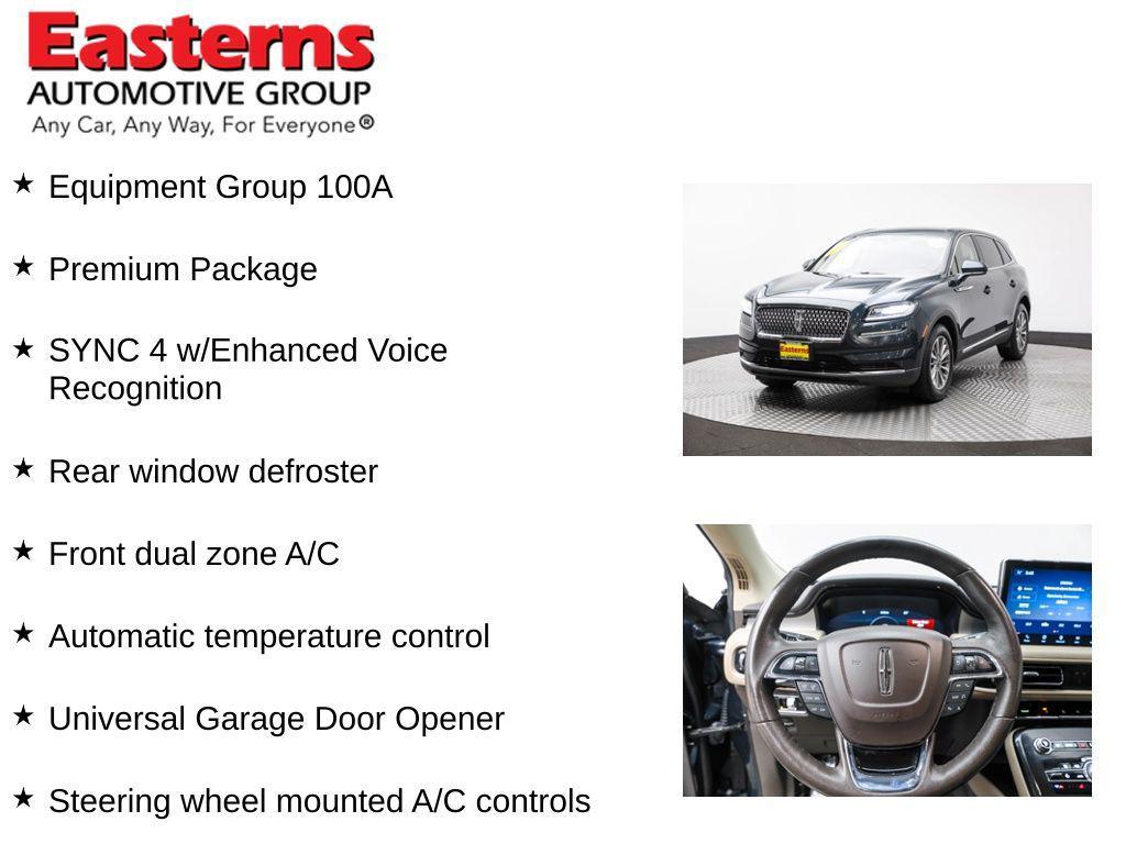 used 2022 Lincoln Nautilus car, priced at $27,890