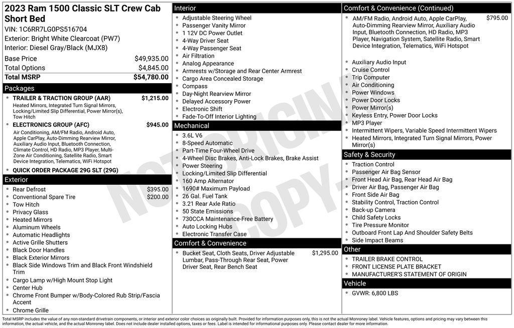 used 2023 Ram 1500 Classic car, priced at $28,990