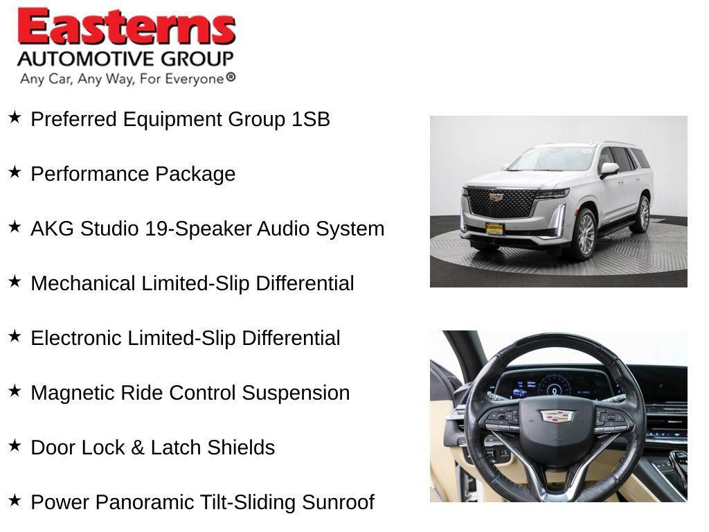 used 2023 Cadillac Escalade car, priced at $63,290