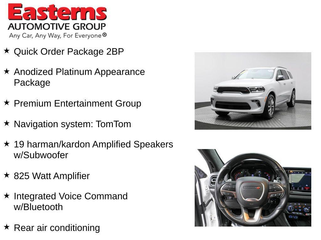 used 2021 Dodge Durango car, priced at $31,490