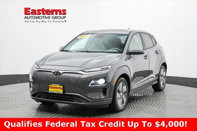 used 2021 Hyundai Kona EV car, priced at $21,490