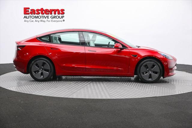 used 2022 Tesla Model 3 car, priced at $27,750