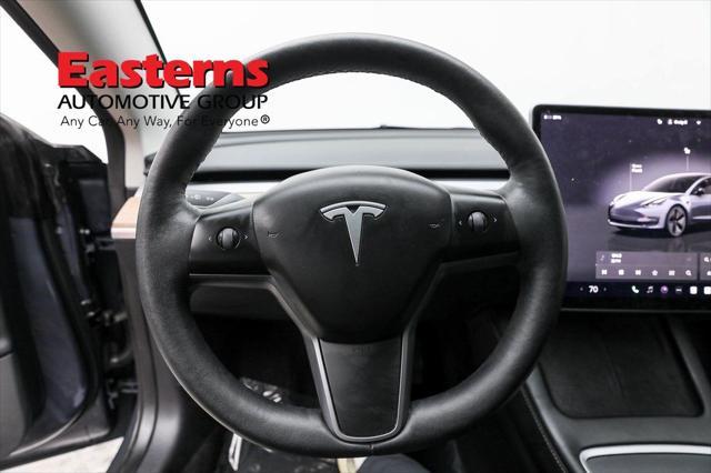 used 2023 Tesla Model 3 car, priced at $27,950