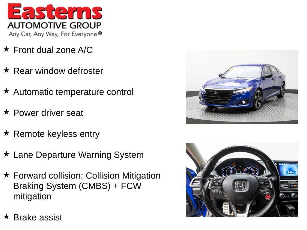 used 2022 Honda Accord car, priced at $24,950