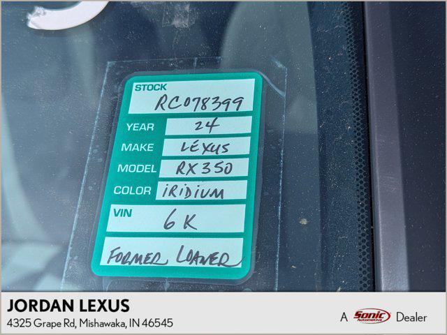 used 2024 Lexus RX 350 car, priced at $56,999
