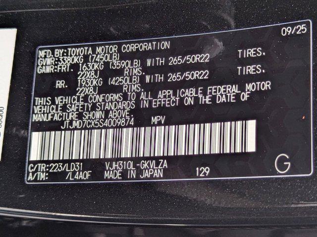 new 2025 Lexus LX 700h car, priced at $119,184