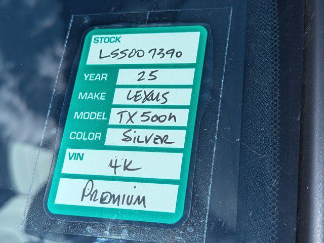 used 2025 Lexus TX 500h car, priced at $69,999