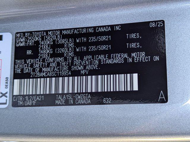 new 2025 Lexus RX 350 car, priced at $56,593