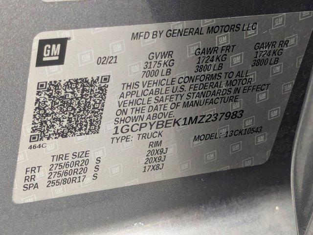 used 2021 Chevrolet Silverado 1500 car, priced at $29,496