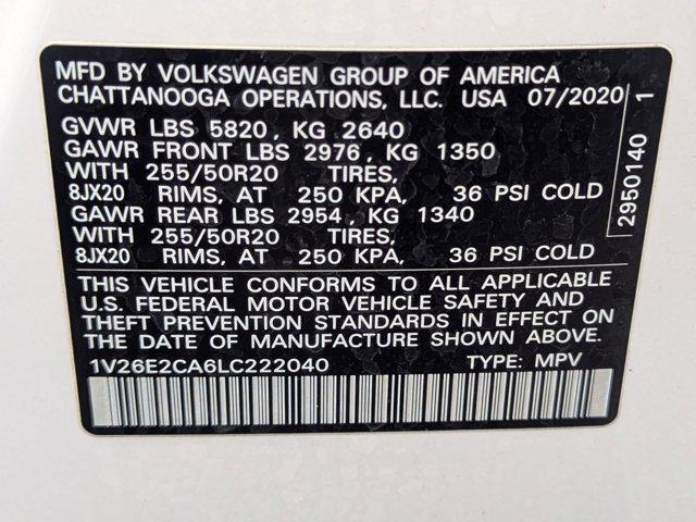 used 2020 Volkswagen Atlas Cross Sport car, priced at $19,999