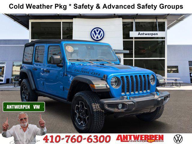 used 2022 Jeep Wrangler Unlimited 4xe car, priced at $35,500