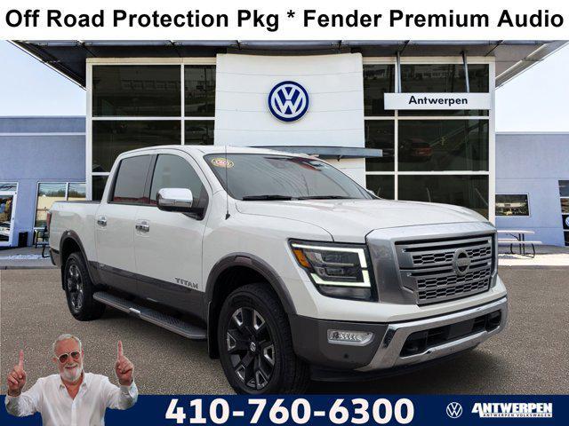 used 2021 Nissan Titan car, priced at $39,333