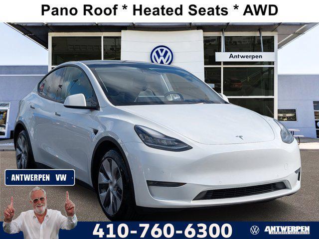 used 2021 Tesla Model Y car, priced at $25,000
