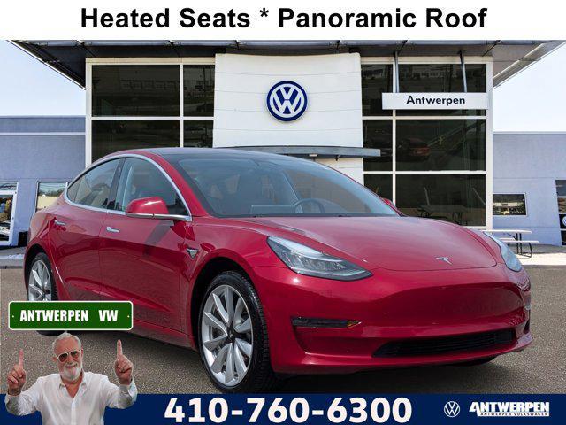 used 2018 Tesla Model 3 car, priced at $20,000