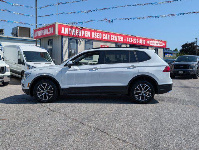 used 2021 Volkswagen Tiguan car, priced at $21,500