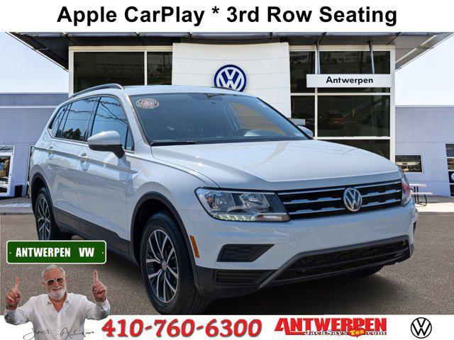 used 2021 Volkswagen Tiguan car, priced at $21,500