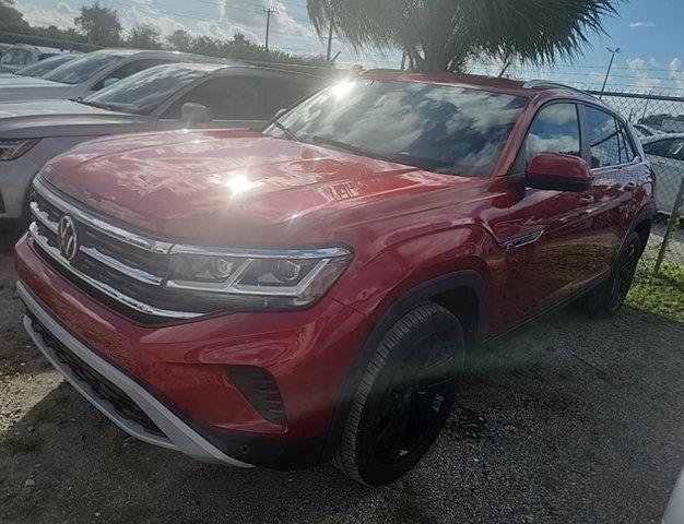 used 2022 Volkswagen Atlas Cross Sport car, priced at $25,500