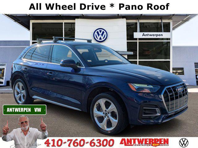 used 2021 Audi Q5 car, priced at $24,000