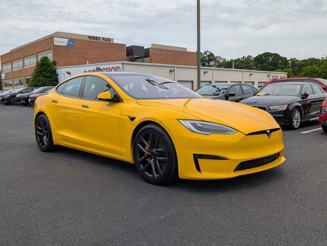 used 2021 Tesla Model S car, priced at $55,990