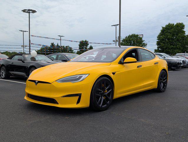 used 2021 Tesla Model S car, priced at $55,990