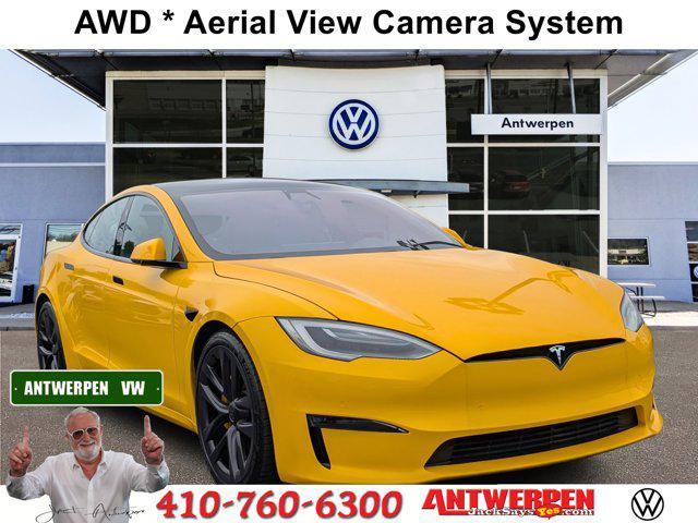 used 2021 Tesla Model S car, priced at $55,990