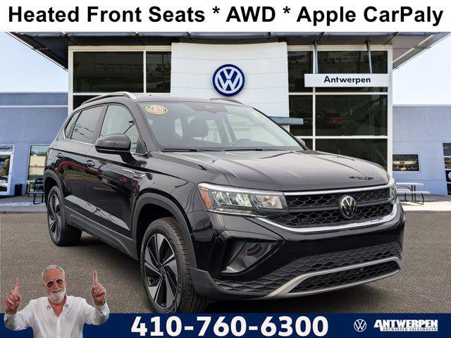 used 2024 Volkswagen Taos car, priced at $22,222