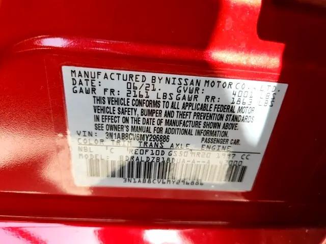 used 2021 Nissan Sentra car, priced at $9,325