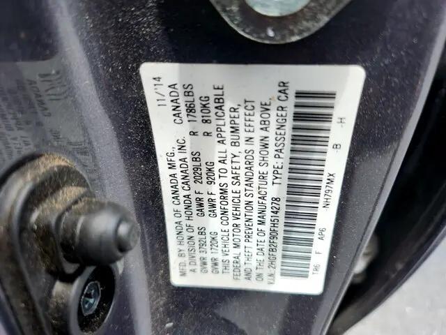 used 2015 Honda Civic car, priced at $4,800