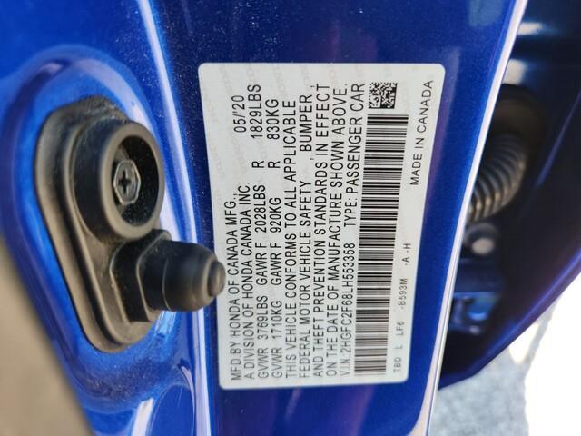used 2020 Honda Civic car, priced at $9,925