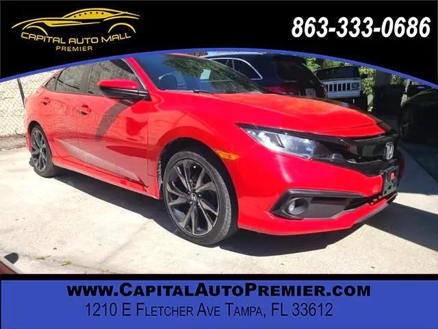 used 2019 Honda Civic car, priced at $10,850