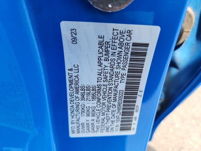 used 2024 Honda Civic car, priced at $17,400