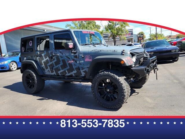 used 2015 Jeep Wrangler Unlimited car, priced at $8,950