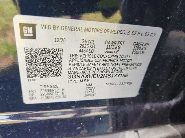 used 2021 Chevrolet Equinox car, priced at $7,450