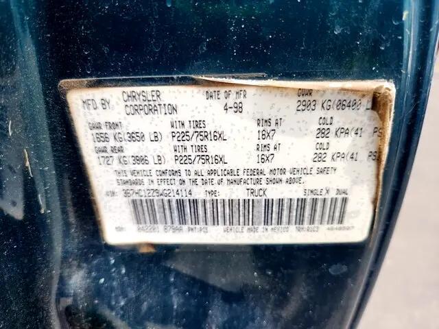 used 1998 Dodge Ram 1500 car, priced at $2,950