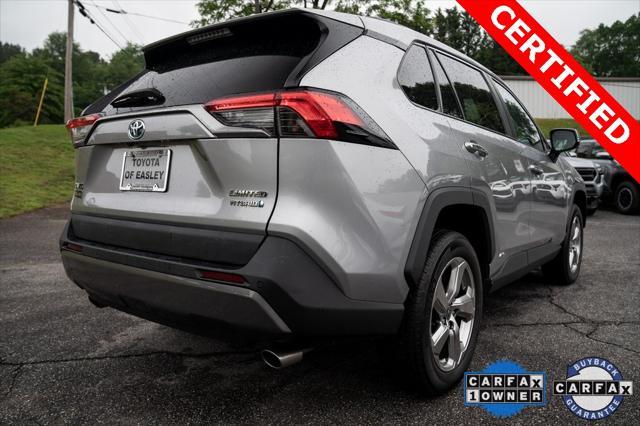 used 2021 Toyota RAV4 Hybrid car, priced at $34,950