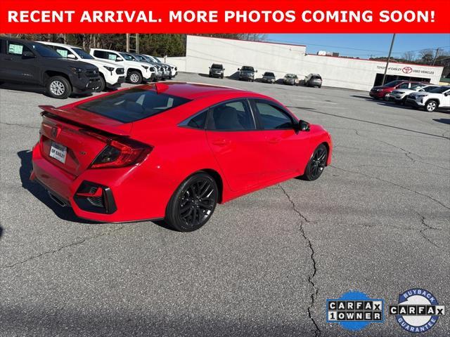 used 2020 Honda Civic Si car, priced at $24,890