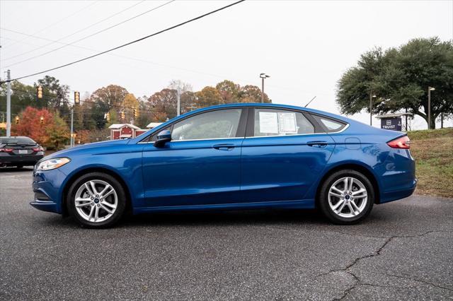 used 2018 Ford Fusion car, priced at $16,550