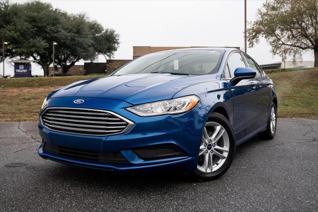 used 2018 Ford Fusion car, priced at $16,550