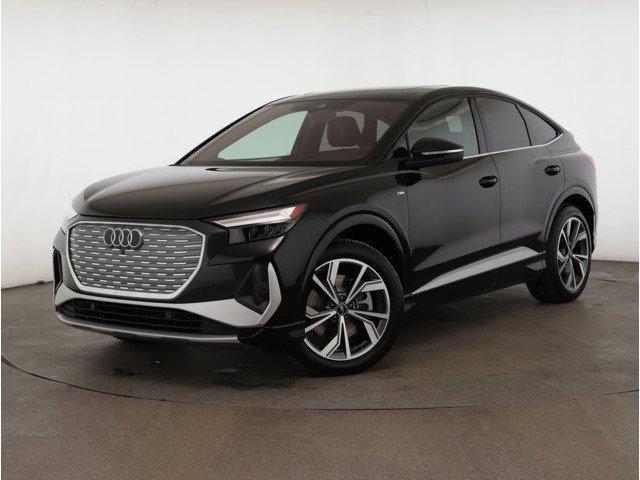 new 2025 Audi Q4 e-tron Sportback car, priced at $64,115