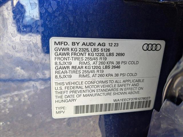 used 2024 Audi Q3 car, priced at $35,277