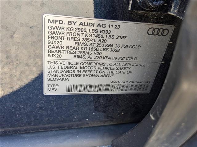 used 2024 Audi Q7 car, priced at $53,777