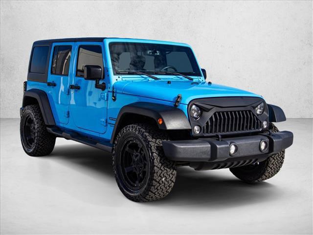 used 2017 Jeep Wrangler Unlimited car, priced at $22,251